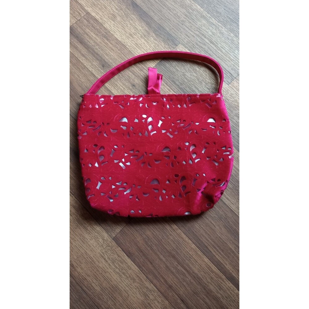 Victoria Secret Fushia Velvet Mini Makeup/Handbag Pink Satin Closer, NWT Vtg